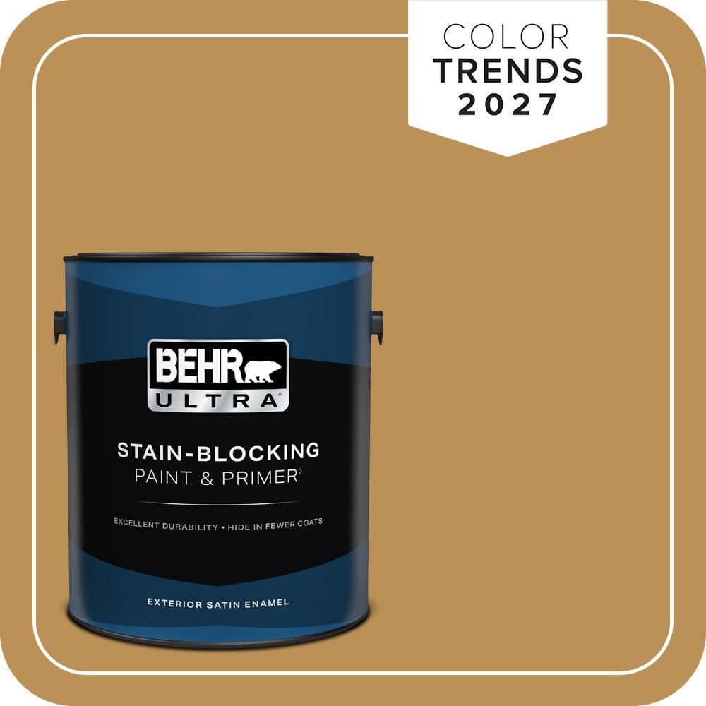 BEHR ULTRA 1 gal. #MQ4-07 Radiance Satin Enamel Exterior Paint & Primer