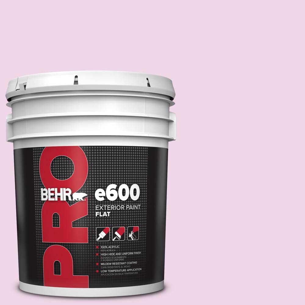 BEHR PRO 5 gal. #P110-1 All Made Up Flat Exterior Paint