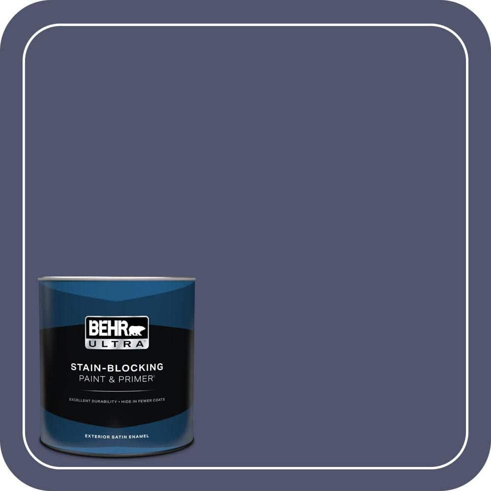 BEHR ULTRA 1 qt. #S540-7 Bossa Nova Satin Enamel Exterior Paint & Primer (1)