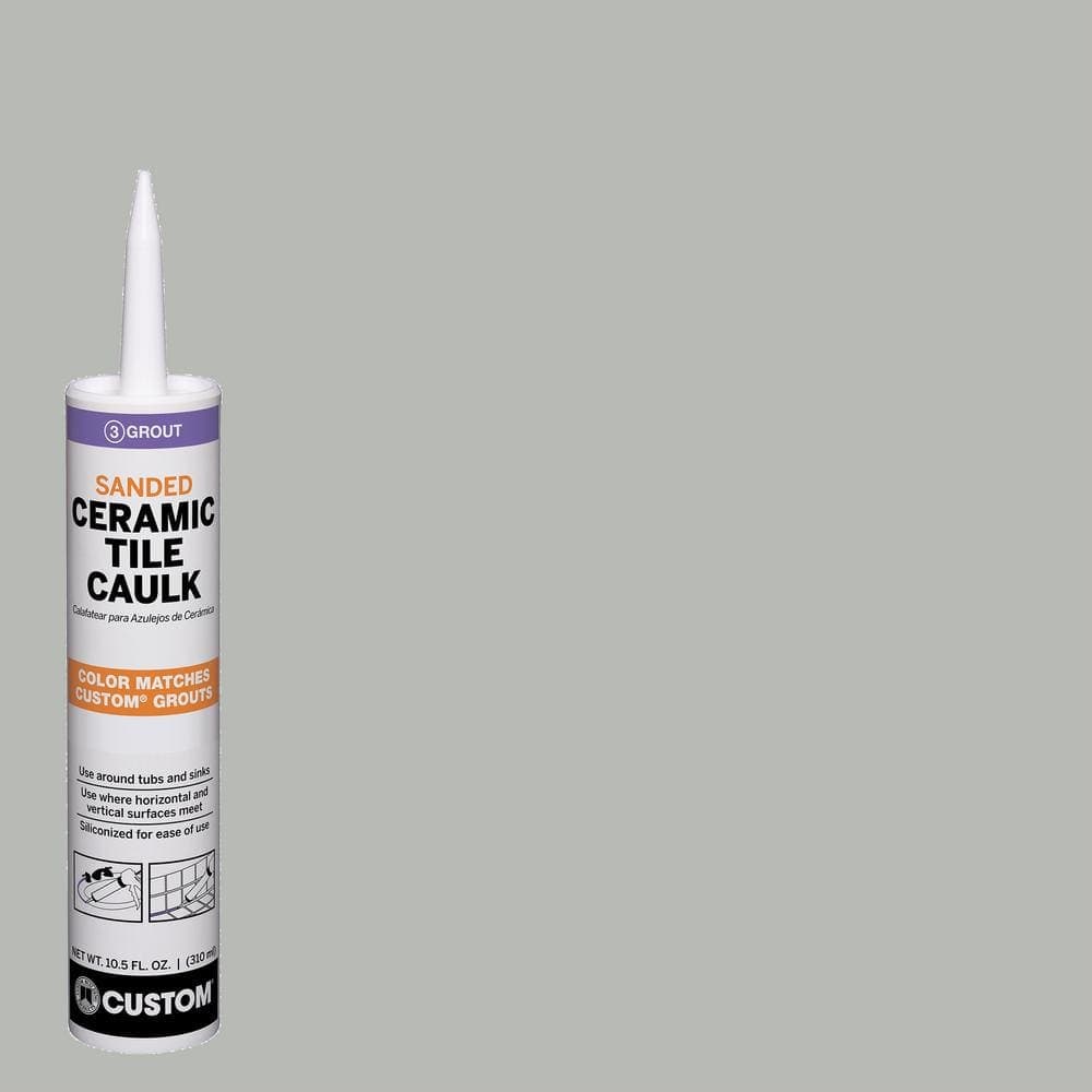 Custom Building Products Polyblend #546 Cape Gray 10.5 oz. Sanded Ceramic Tile Caulk (2)