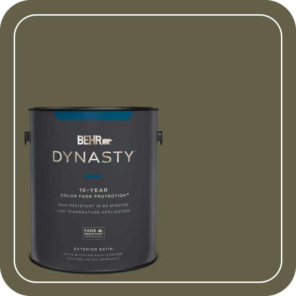 BEHR DYNASTY 1 gal. #PPU9-01 Alligator Skin Satin Enamel Exterior Stain-Blocking Paint & Primer