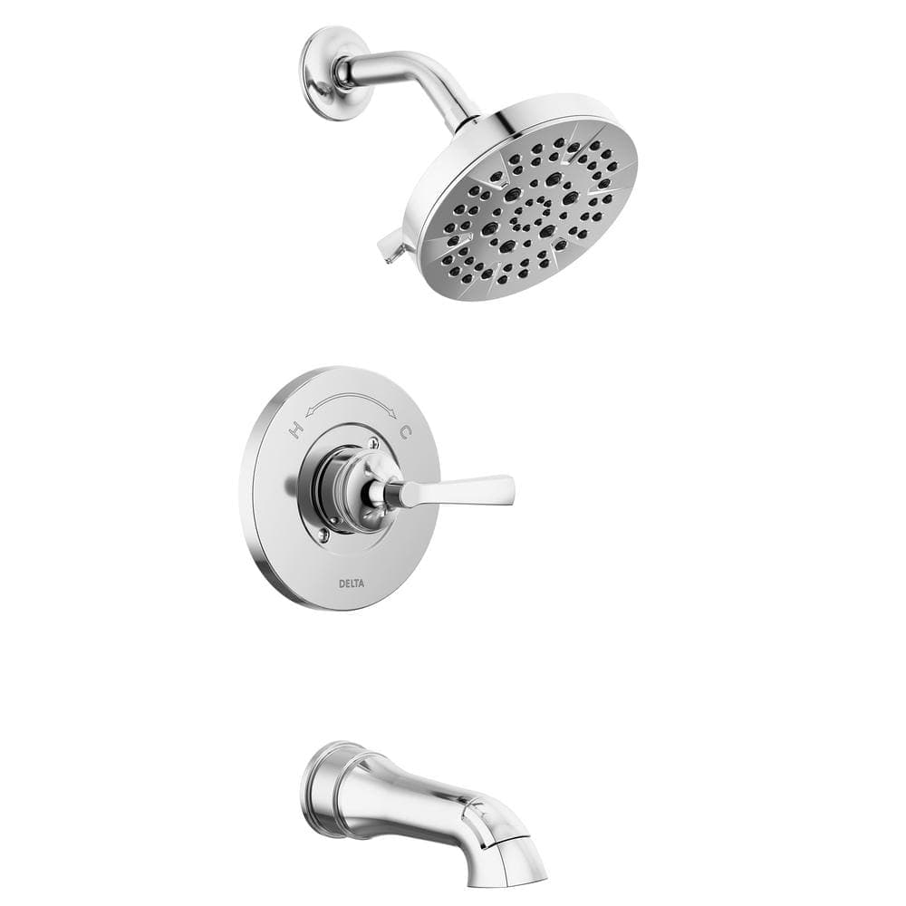 Delta Faryn Single-Handle 5-Spray Tub and Shower Faucet in Chrome (Valve Included) (1)