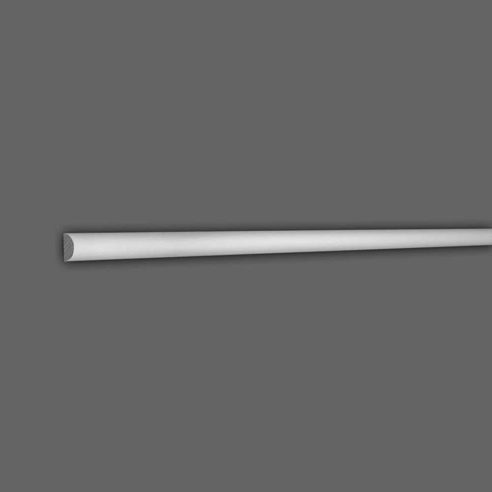 American Pro Decor 1/2 in. D x 1 in. W x 96 in. L Unfinished Polystyrene Half Round Moulding 48 Lineal Feet (6-Pack) (2)