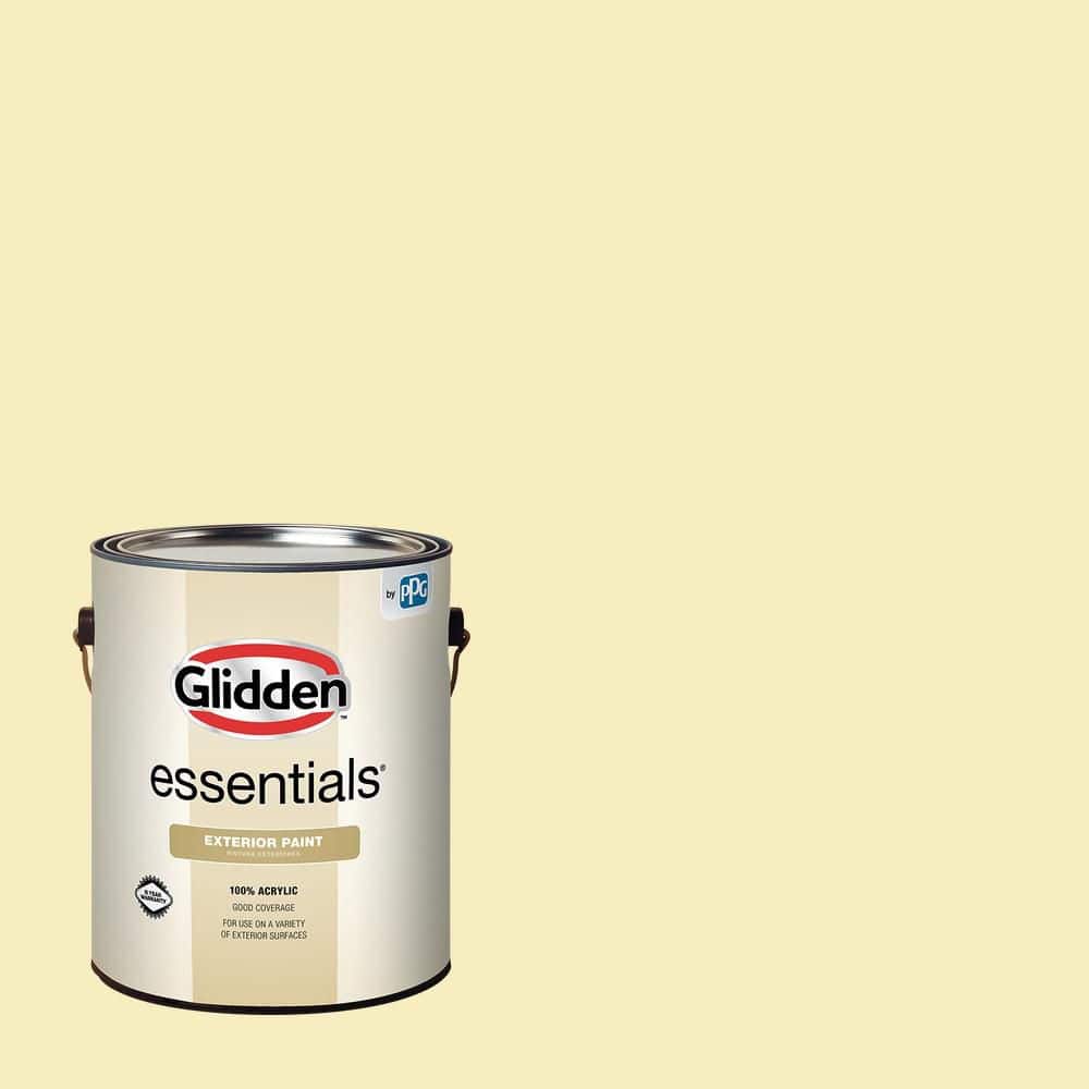 Glidden Essentials 1 gal. PPG1107-2 Joyful Semi-Gloss Exterior Paint