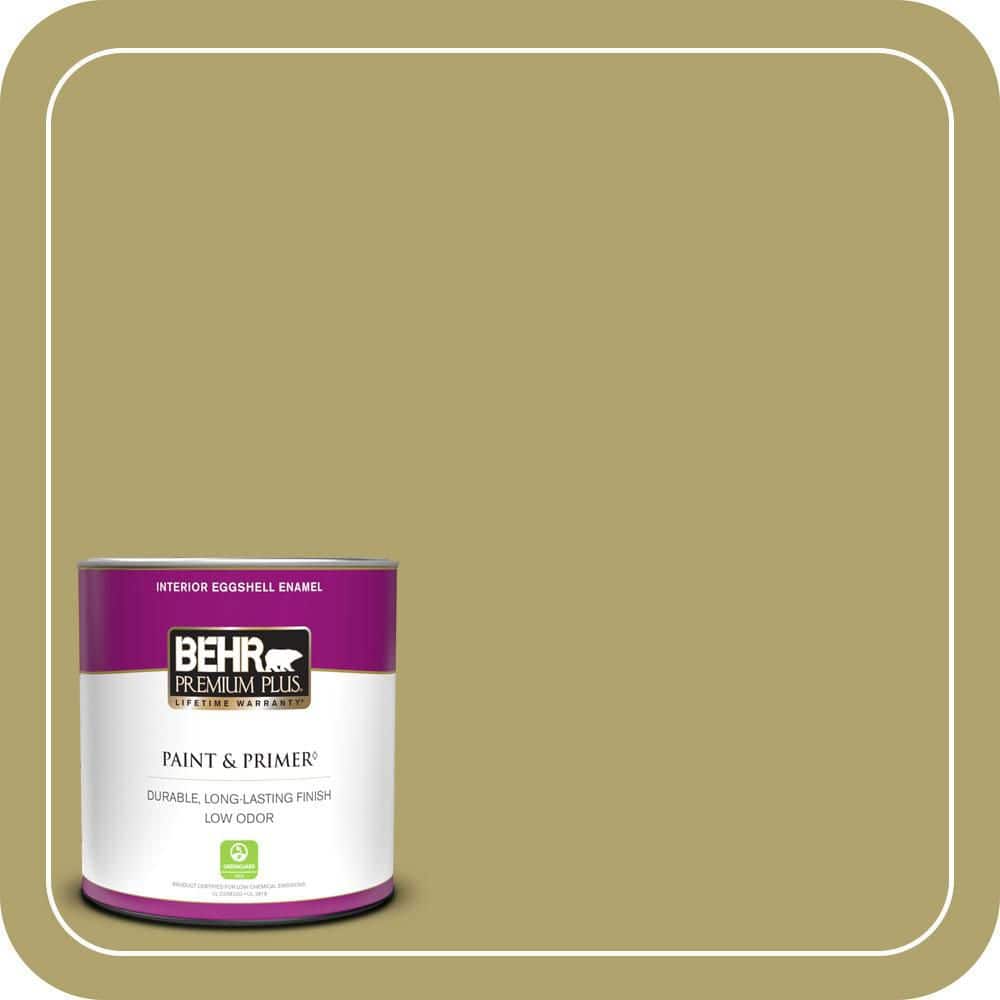 BEHR PREMIUM PLUS Home Decorators Collection #HDC-WR15-10 Green Bean Casserole Enamel Int./Ext. Paint & Primer Color Sample (1)