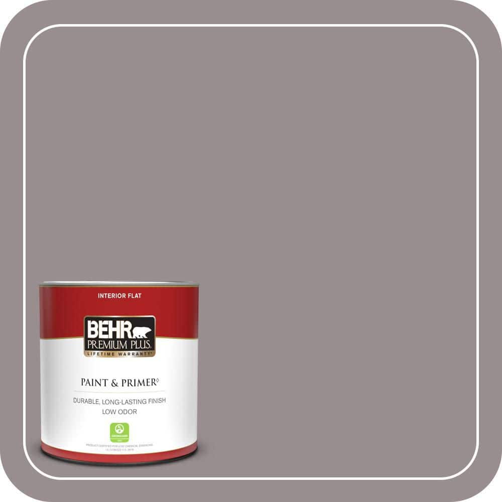 BEHR PREMIUM PLUS #QE-60 Heather Moor Enamel Low Odor & Primer (1)