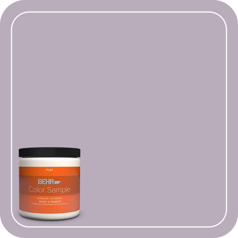 BEHR PREMIUM PLUS Home Decorators Collection #HDC-SP14-12 Exclusive Violet Flat Interior/Exterior Paint & Primer Color Sample (1)