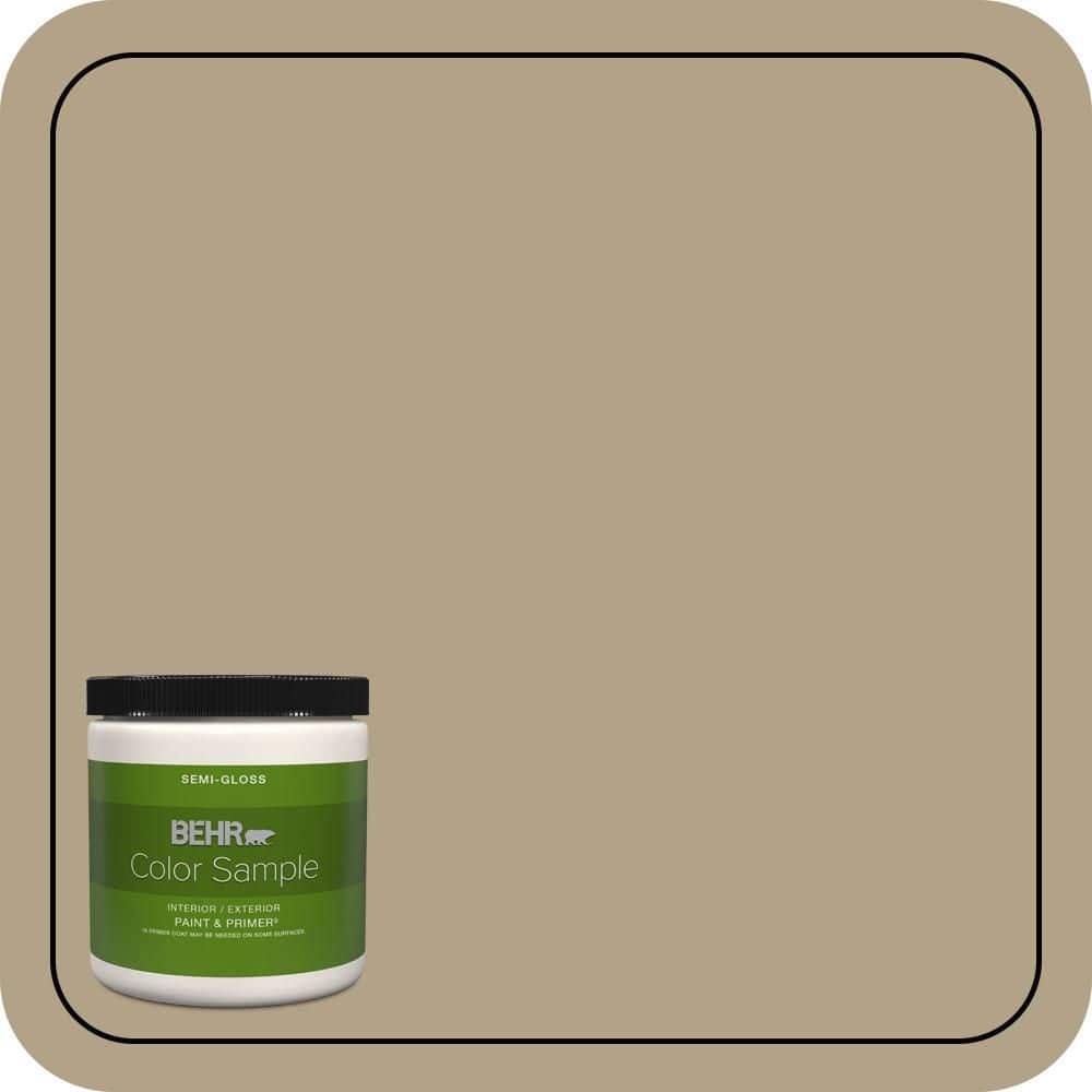 BEHR PREMIUM PLUS Home Decorators Collection #HDC-NT-12 Curly Willow Interior/Exterior Paint & Primer Color Sample (1)