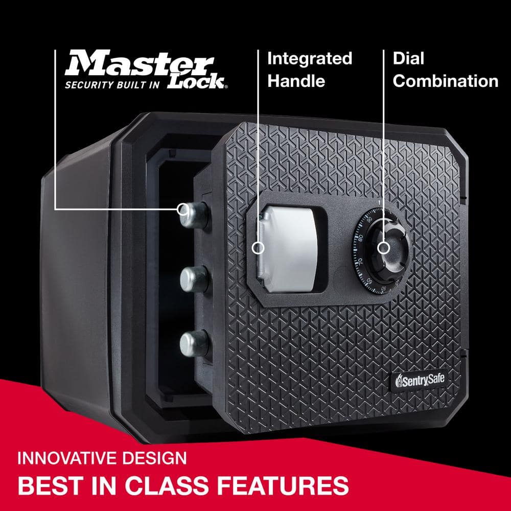 SentrySafe 0.81 cu. ft. Waterproof and Fireproof Safe for Home with Key Hooks and Door Pockets (2)