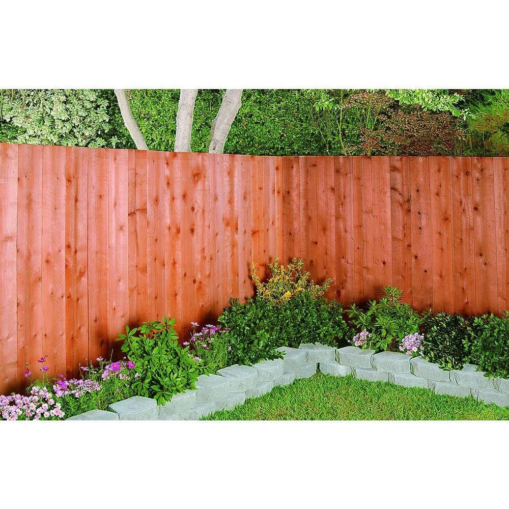 Mendocino Forest Products 3/4 in. x 5-1/2 in. x 6 ft. FSC Construction Heart Redwood Flat Top Fence Picket (2)