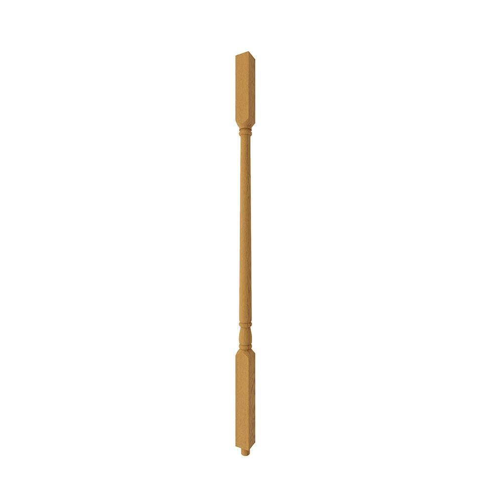 Colonial Elegance Hampton White Wood Baluster 1 1/4 in. x 1 1/4 in. x 41 in. (6-Pack) (2)