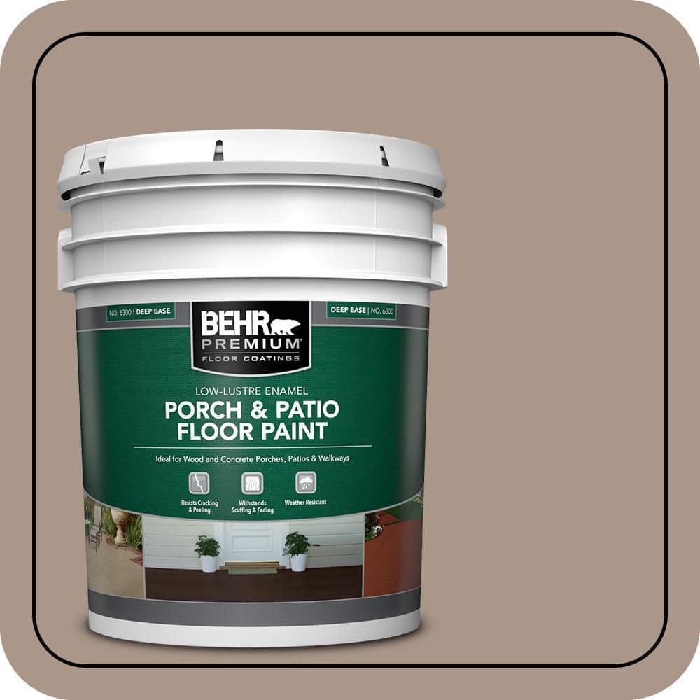 BEHR PREMIUM #N230-4 Low-Lustre Enamel Interior/Exterior Porch and Patio Floor Paint (1)