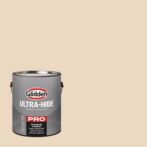Glidden Ultra-Hide 1 gal. PPG1087-3 Antique Parchment Eggshell Interior Paint (2)