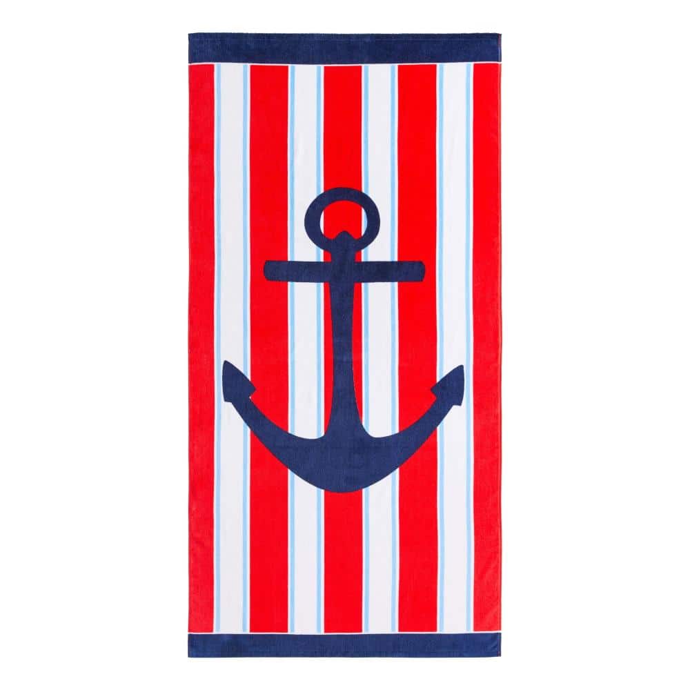 Jonathan Adler Big Anchor Beach Towel