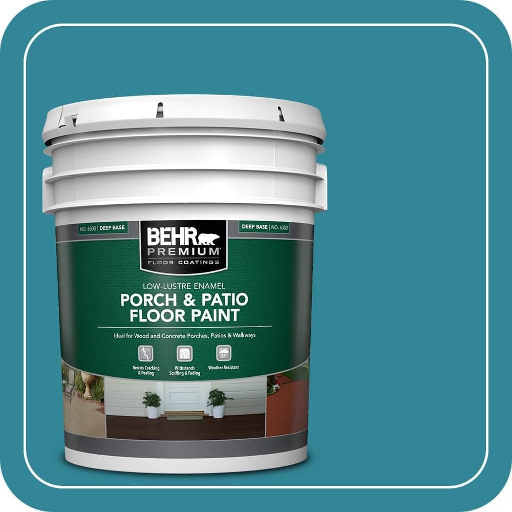 BEHR PREMIUM #M470-6 Textured Low-Lustre Enamel Interior/Exterior Porch and Patio Anti-Slip Floor Paint (1)