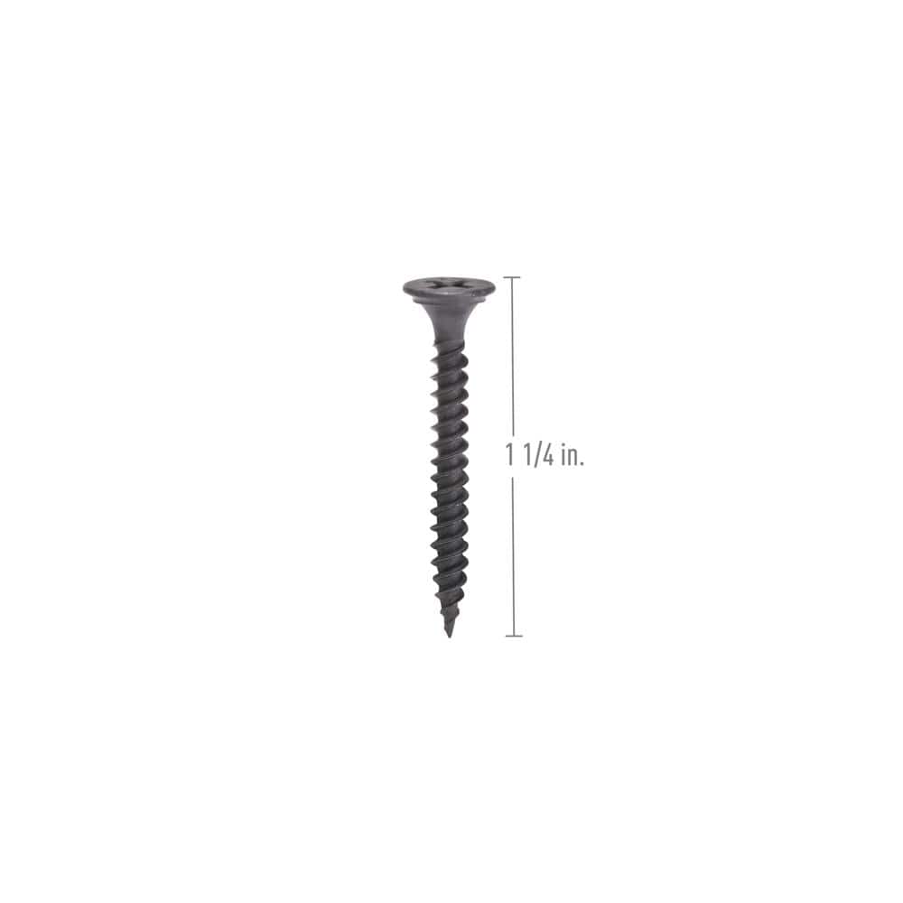 Grabber #6 x 1 1/4 in. Phillips Scavenger Head Streaker Point Drywall Screws (20 lb. box) (2)