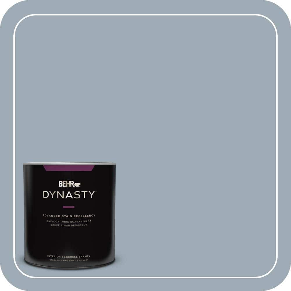 BEHR DYNASTY 1 qt. #T13-6 Twilight Eggshell Enamel Interior Stain-Blocking Paint and Primer