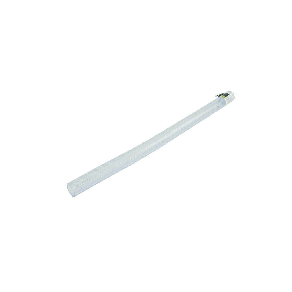 Everbilt 1-3/8 in. O.D. 1 in. I.D. 24 in. Clear PVC Braided Vinyl Tube (3)