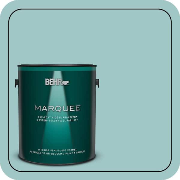 BEHR PREMIUM PLUS Home Decorators Collection #HDC-SP16-08 Blue Bell Enamel & Primer Color Sample (4)