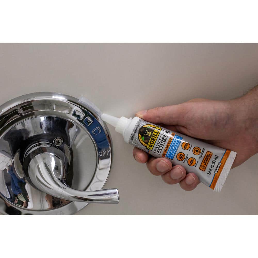 Gorilla Waterproof Caulk and Seal 100% Silicone Sealant (3)