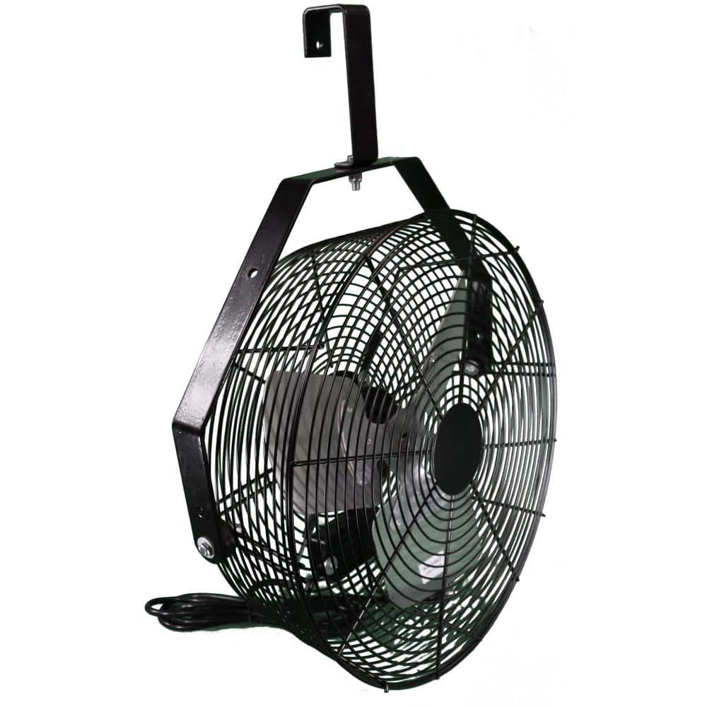 Hessaire 3000 CFM Black Industrial Livestock Cooling Fan (2)