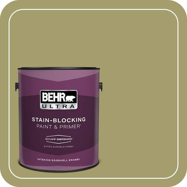 BEHR ULTRA 1 gal. #S340-5 Farm Fresh Extra Durable Eggshell Enamel Interior Paint & Primer (2)