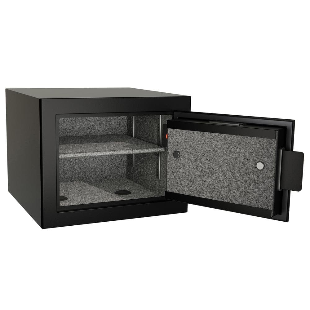 SANCTUARY Onyx 0.5 cu. ft. Fireproof Home and Office Safe with Electronic Lock, Matte Black (2)