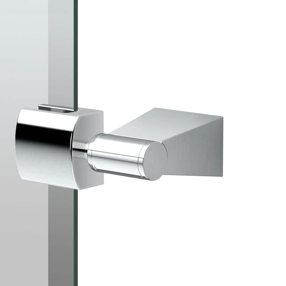 Gatco Bleu 28.25 in. W x 32 in. H Oval Frameless Tilt Wall Bathroom Vanity Mirror in Chrome (2)
