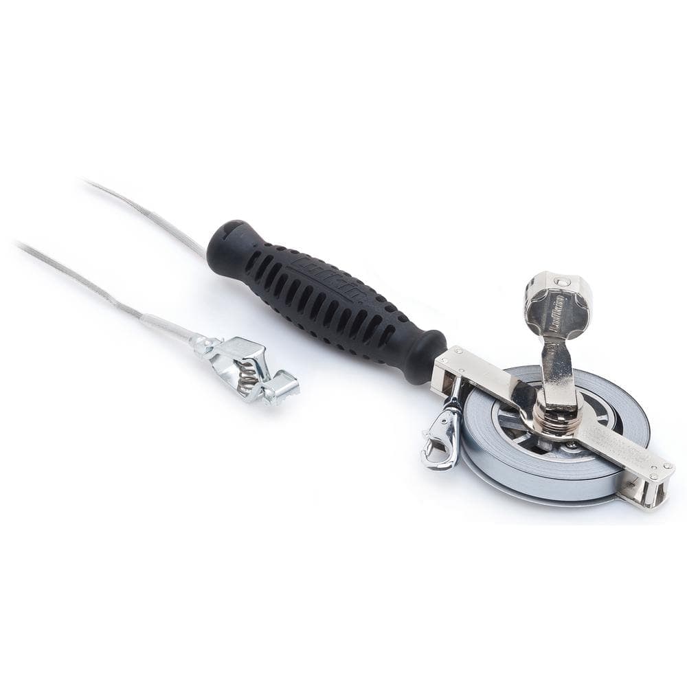 Crescent Lufkin 1/2 in. x 75 ft. Oil Gauging Tape Measure Atlas Chrome Clad /Nubian Double Duty