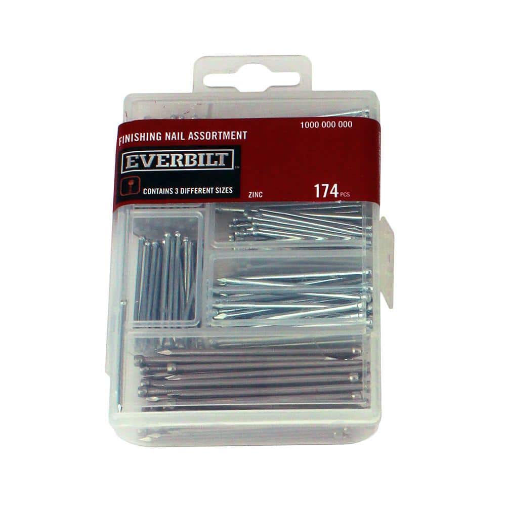 Everbilt Zinc-Plated Nail Assortment (174-Pack)