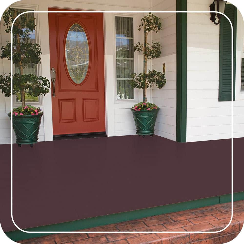 BEHR PREMIUM #110F-7 Low-Lustre Enamel Interior/Exterior Porch and Patio Floor Paint (2)