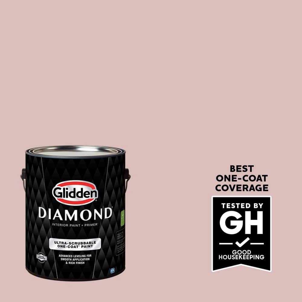 Glidden Diamond 1 gal. PPG1054-4 Tea Time Ultra-Flat Interior Paint with Primer