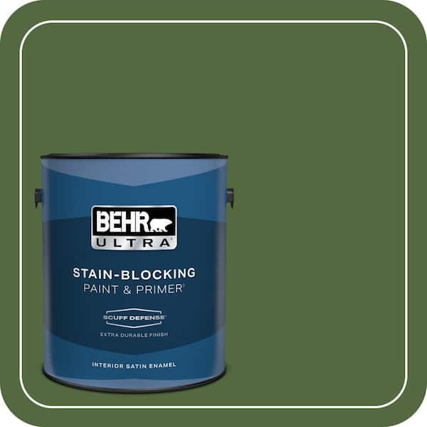 BEHR PREMIUM PLUS #M380-7 Alfalfa Extract Enamel & Primer Color Sample (3)
