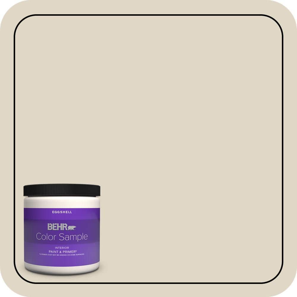 BEHR PREMIUM PLUS #YL-W13 Sentimental Beige Enamel & Primer Color Sample (1)