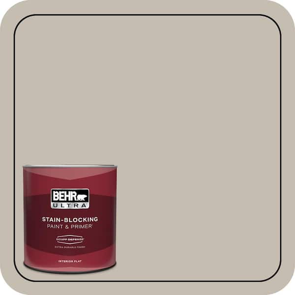 BEHR ULTRA 1 qt. #N320-3 Tanglewood Extra Durable Flat Interior Paint & Primer (2)