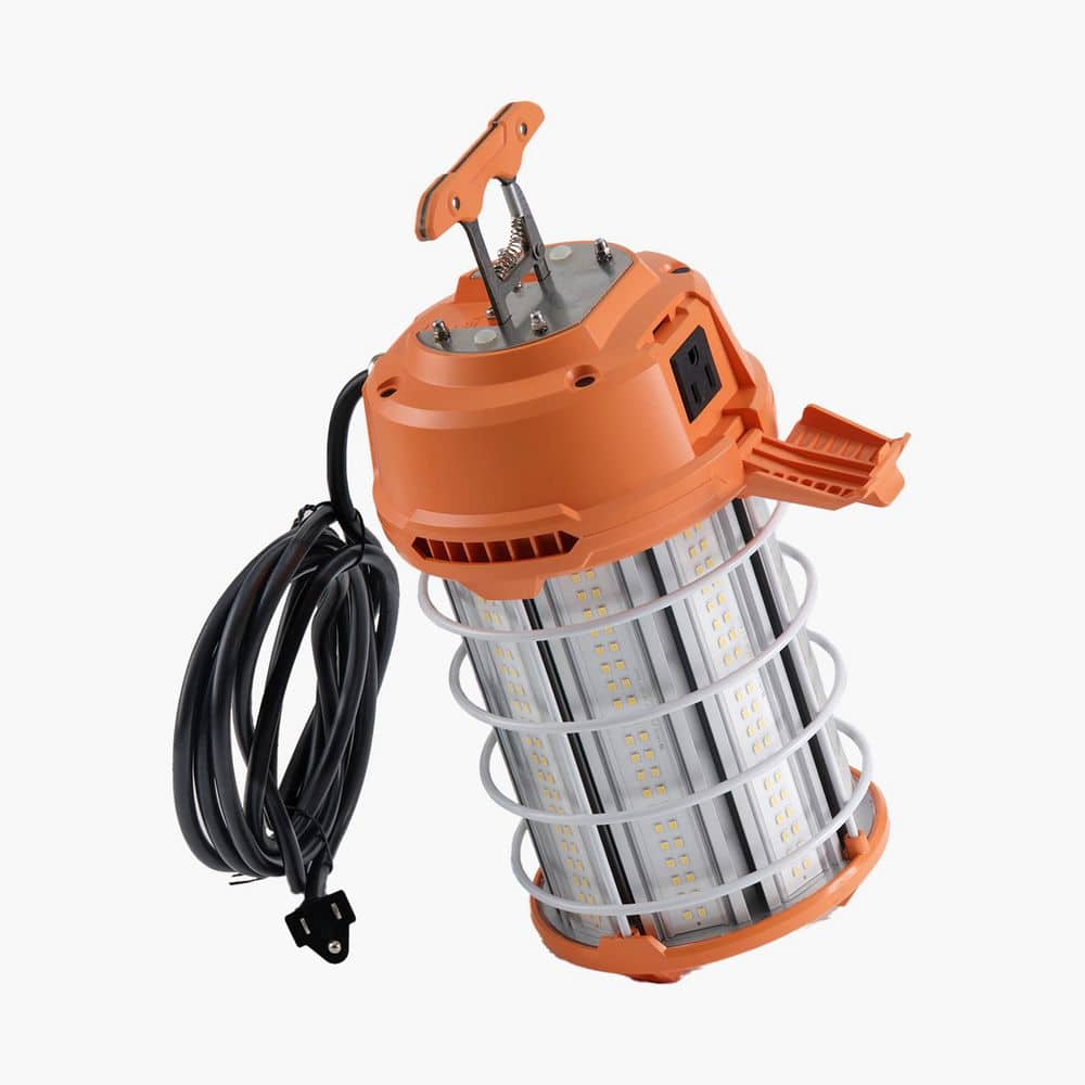 SVOPES 150-Watt 19000 Lumens Linkable Integrated LED Temporary Work Light, 5000K Daylight, Hanging Work Site Light (6-Pack) (1)