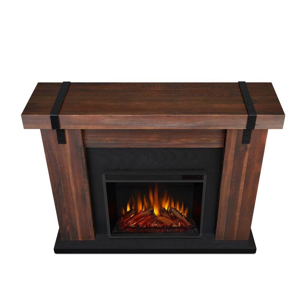 Real Flame Aspen 49 in. Freestanding Electric Fireplace TV Stand in Chestnut Barnwood (3)