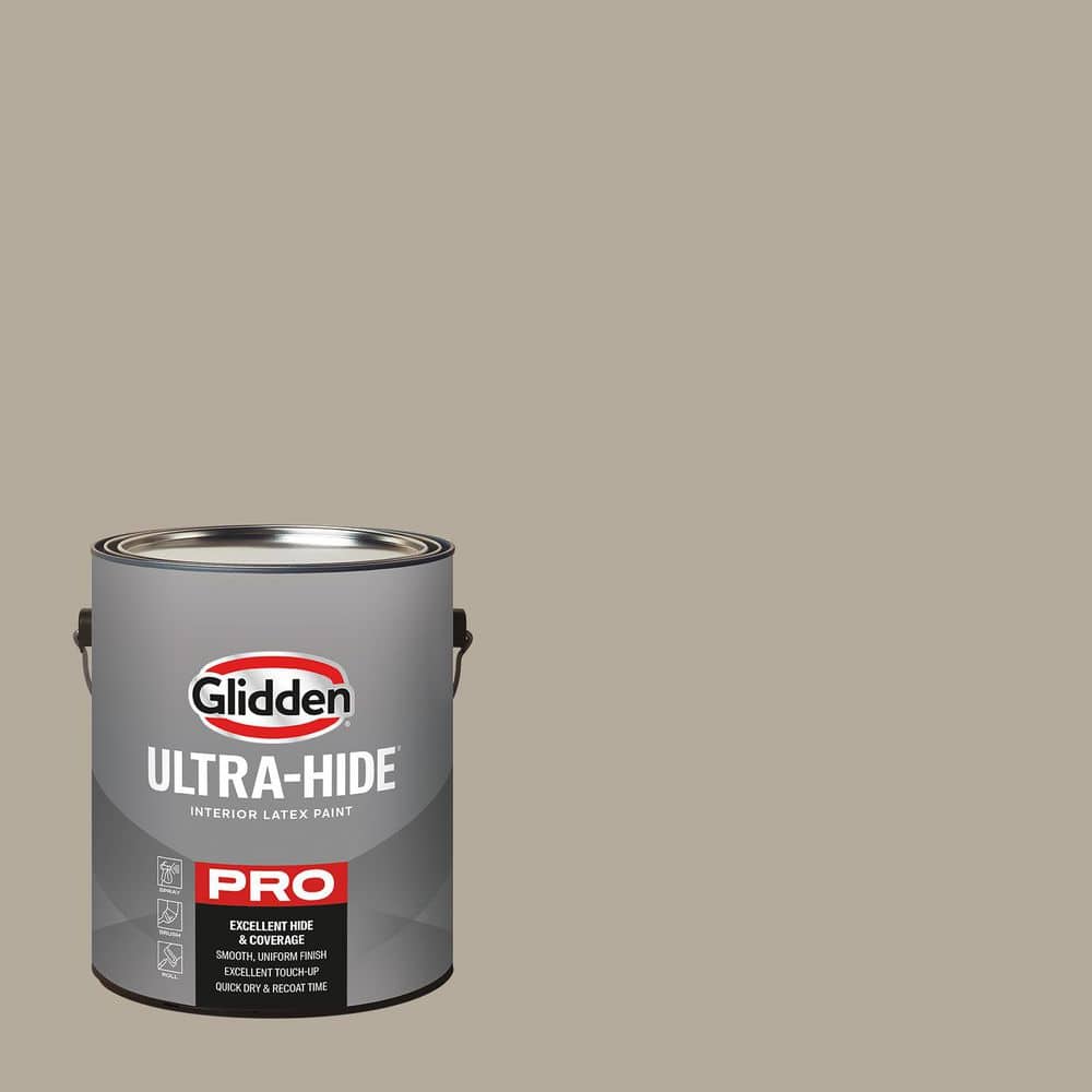 Glidden Ultra-Hide 1 gal. PPG1023-4 Desert Dune Ultra Flat Interior Paint