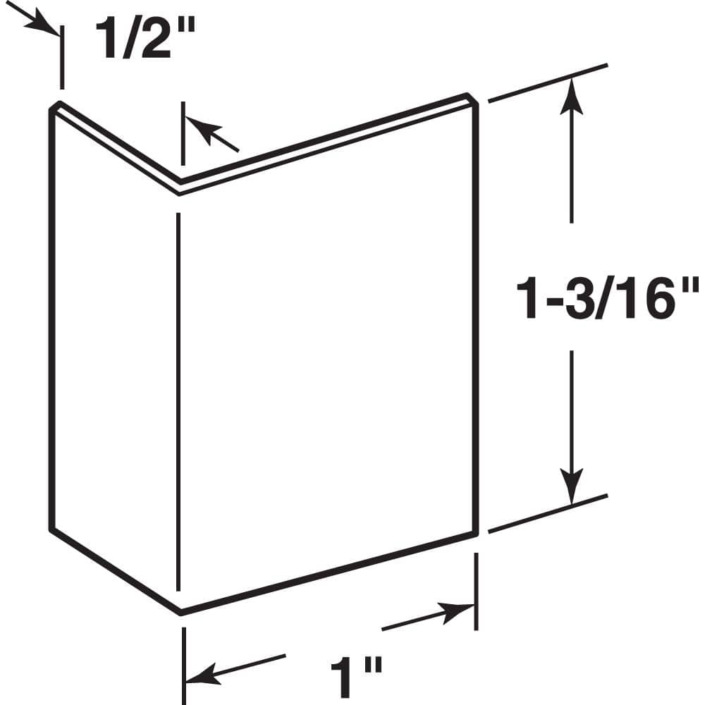 Prime-Line Brushed Stainless, Adhesive Backed Door Edge Guard (5-pack) (2)