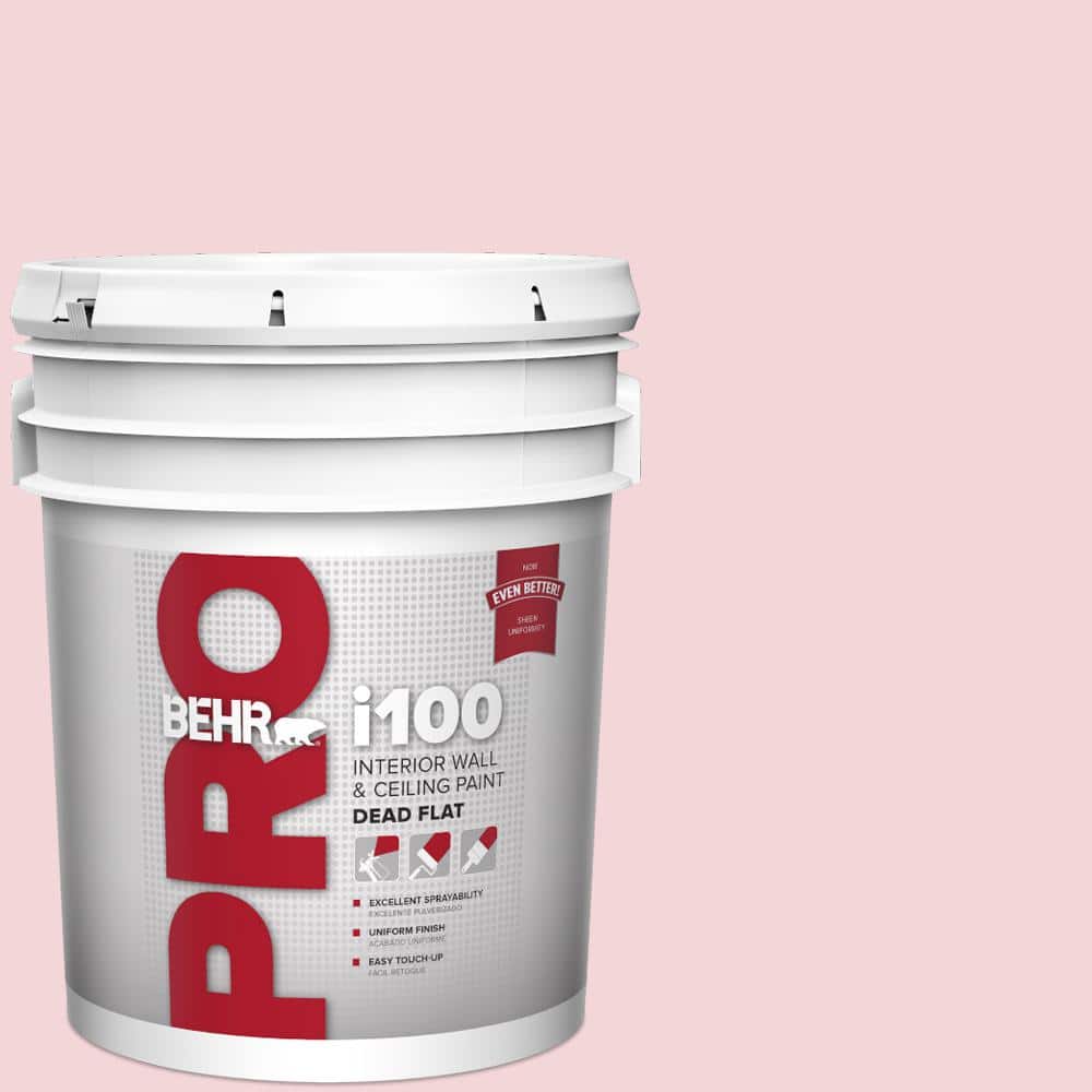 BEHR PRO 5 gal. #M150-1 Lotus Petal Dead Flat Interior Paint