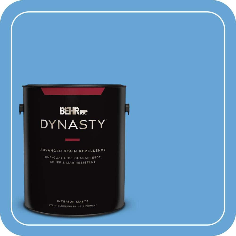 BEHR DYNASTY 1 gal. #560B-5 Ocean Tropic Matte Interior Stain-Blocking Paint & Primer
