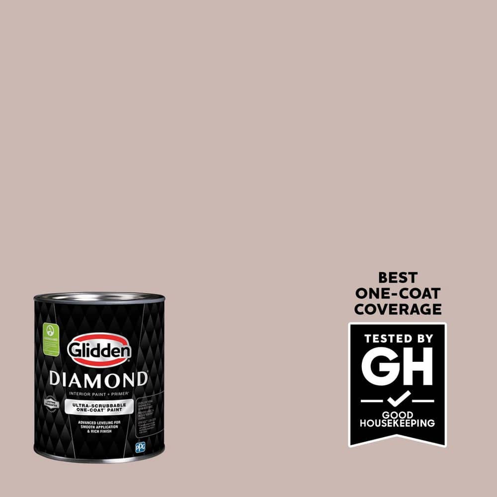 Glidden Diamond 1 qt. PPG1015-4 Subdued Satin Interior Paint with Primer
