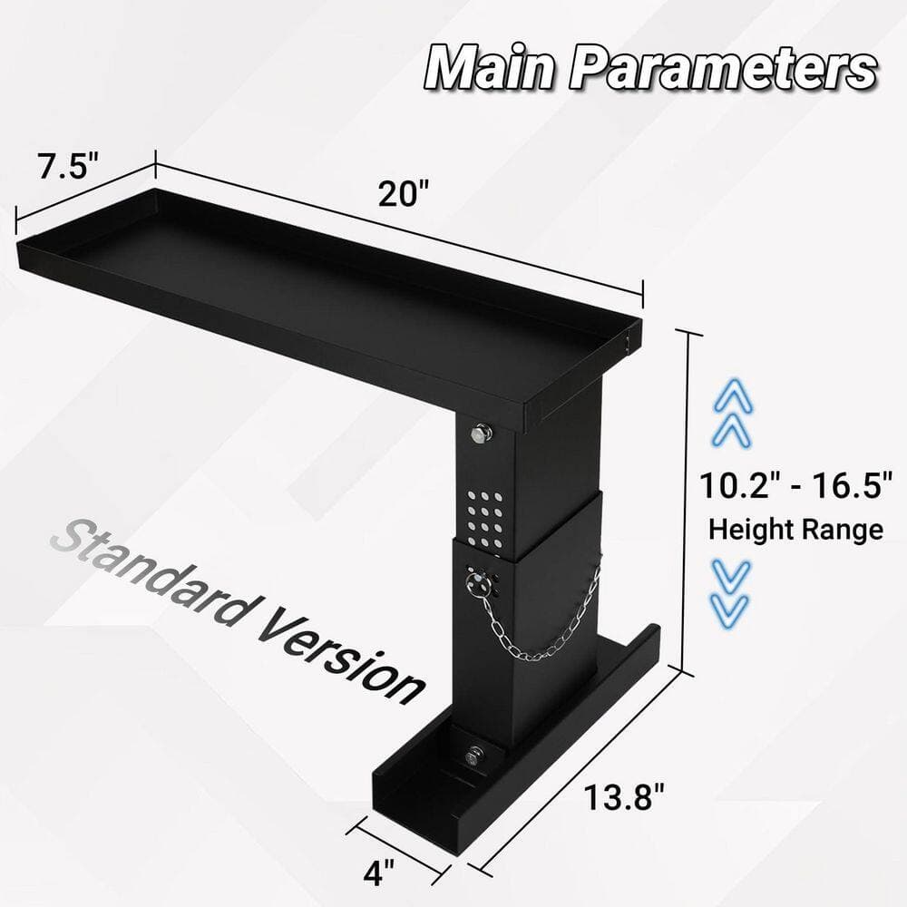 Helhom Ladder Extender with 10.2 in. to 16.5 in. Adjustable Height for Stairs, Non-Slip Ladder Leveler for Extension Ladders (2)