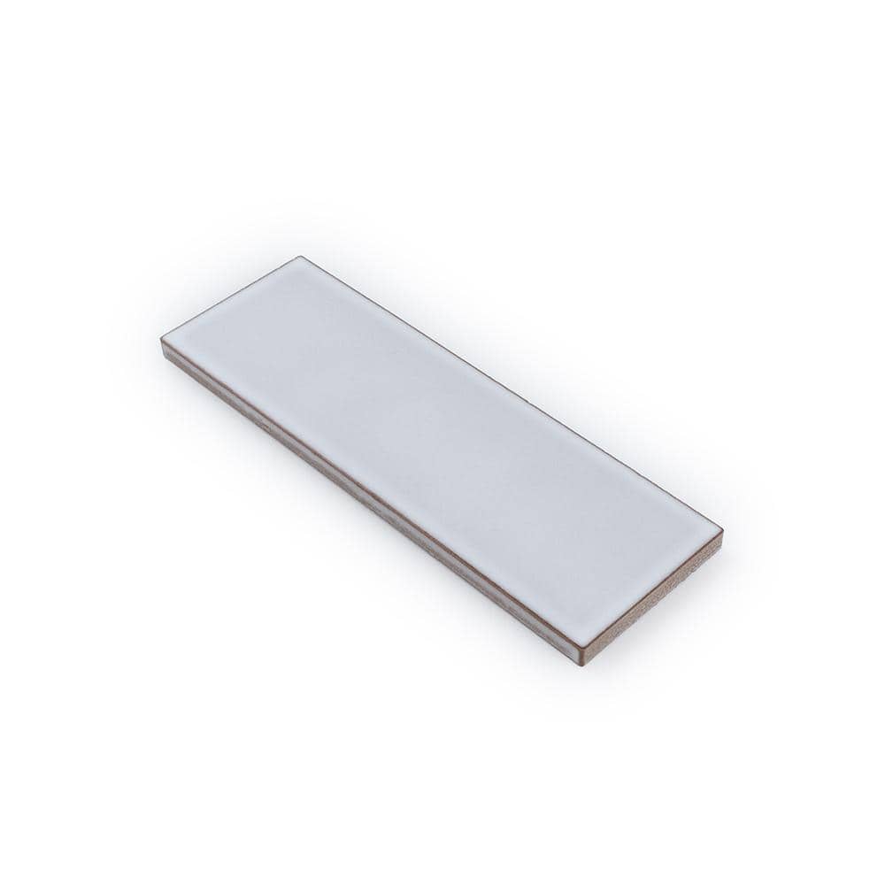 Jeffrey Court Kloud White 3 in. x 9 in. Matte Subway Ceramic Wall Tile (0.187 sq. ft./Each) (4)