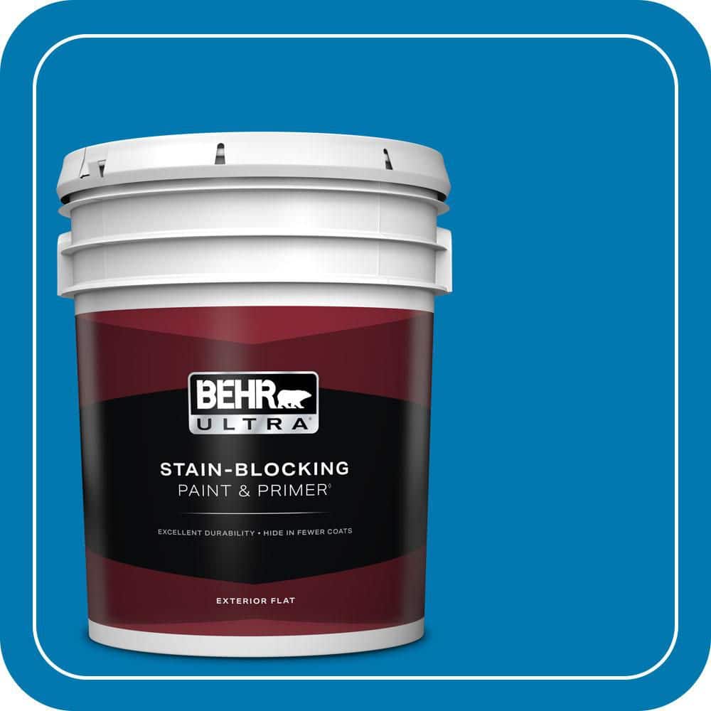 BEHR ULTRA 5 gal. #S-G-540 Song Bird Flat Exterior Paint & Primer