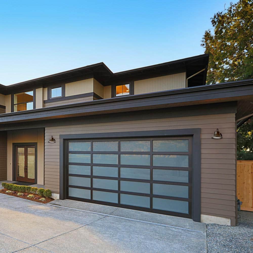 Commercial Electric 1000 Lumen Integrated LED Bronze Dusk to Dawn Bell Wall Light, 4000K (3)