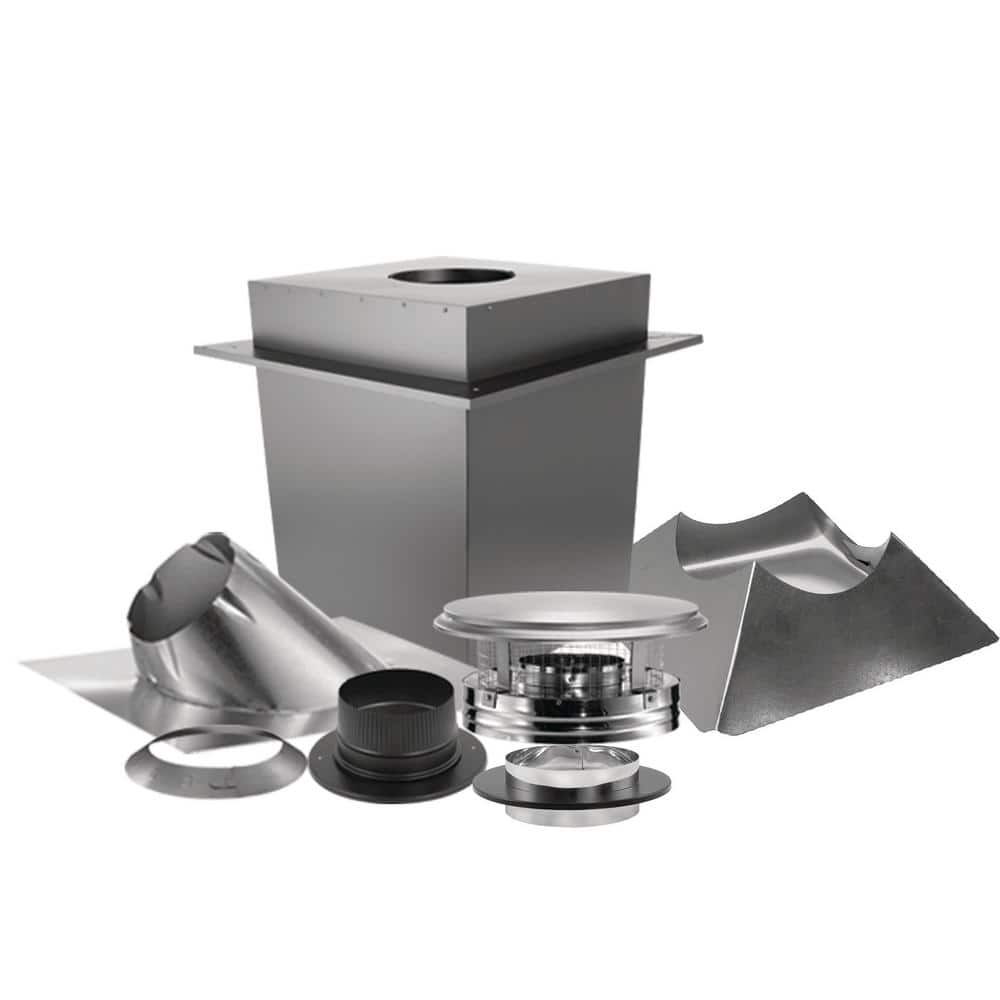 DuraVent DuraPlus All-Fuel Chimney  6in. Diameter Basic Kit