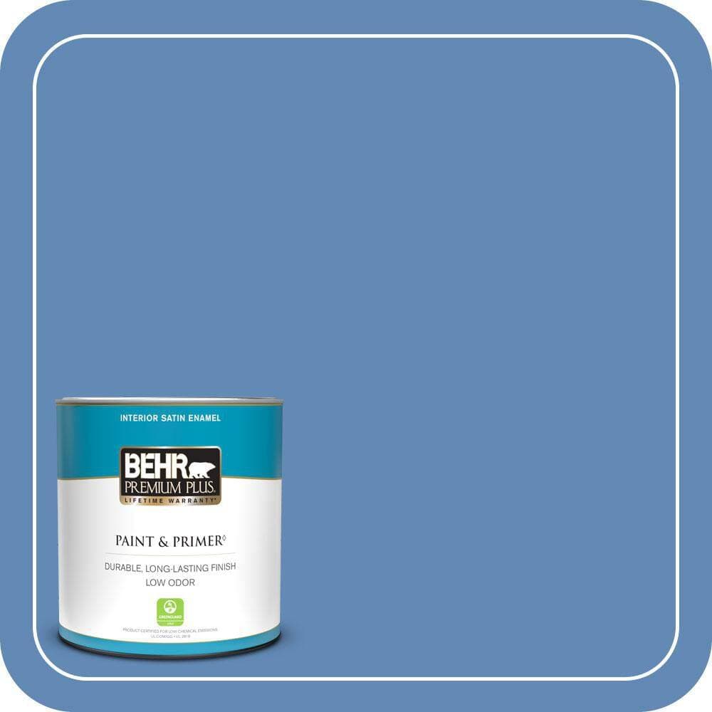 BEHR PREMIUM PLUS #580B-6 Castle Moat Enamel & Primer Color Sample (1)