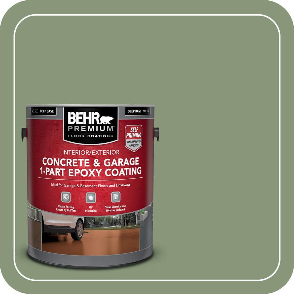BEHR PREMIUM #S390-5 Self-Priming 1-Part Epoxy Satin Interior/Exterior Concrete and Garage Floor Paint (1)