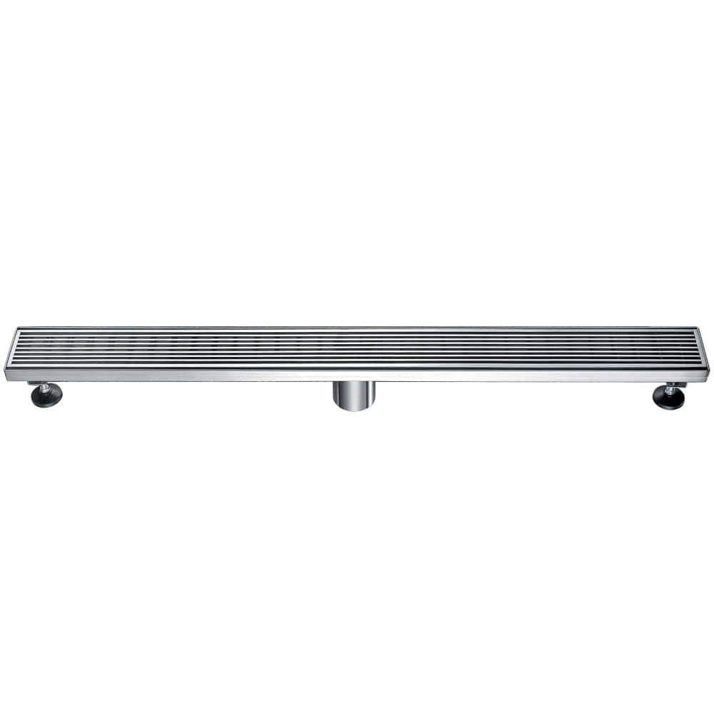 ALFI BRAND 32 in. Linear Shower Drain in Brushed Stainless Steel (1)